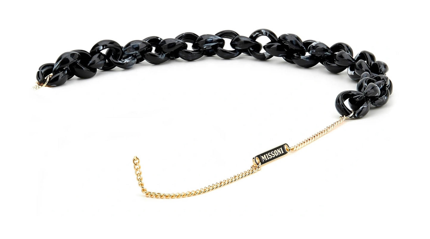 Missoni Brillenkette Gold-Schwarz-Grau