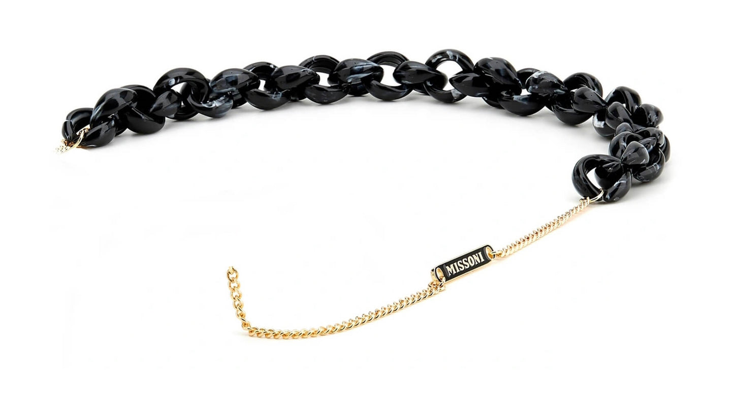 Missoni Gold-Black-Grey chain